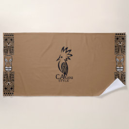 Toalha De Praia Serviette de plage Cagou Style