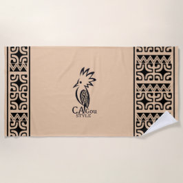 Toalha De Praia Serviette de plage Cagou Style