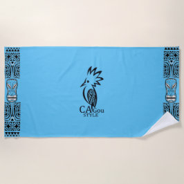 Toalha De Praia Serviette de plage Cagou Style