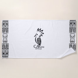 Toalha De Praia Serviette de plage Cagou Style