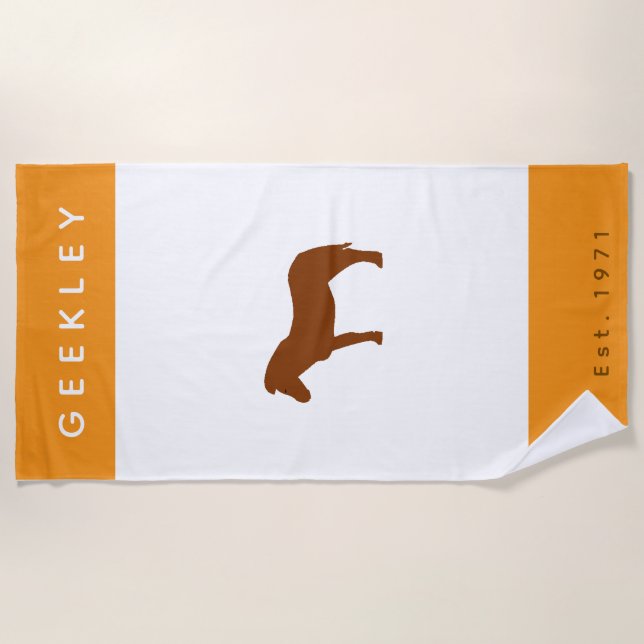 Toalha De Praia Serviette de plage GEEKLEY (Frente)