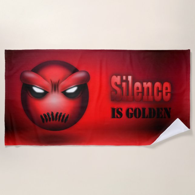 Toalha De Praia Serviette De Plage Mutemoji (Frente)