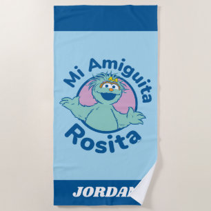 Toalha De Praia Sesame Street Mi Amiguita Rosita
