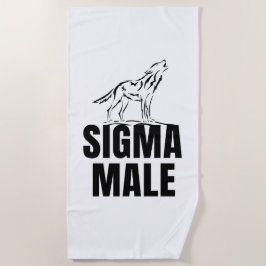 Toalha De Praia Sigma Male Lone Wolf