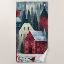 Silent Night Starlit Winter Village