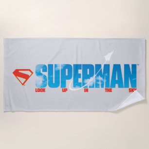 Toalha De Praia Silhouette Superman Skybound