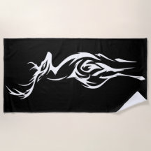 Silhueta de Veado Tribal Design Minimalista Preto