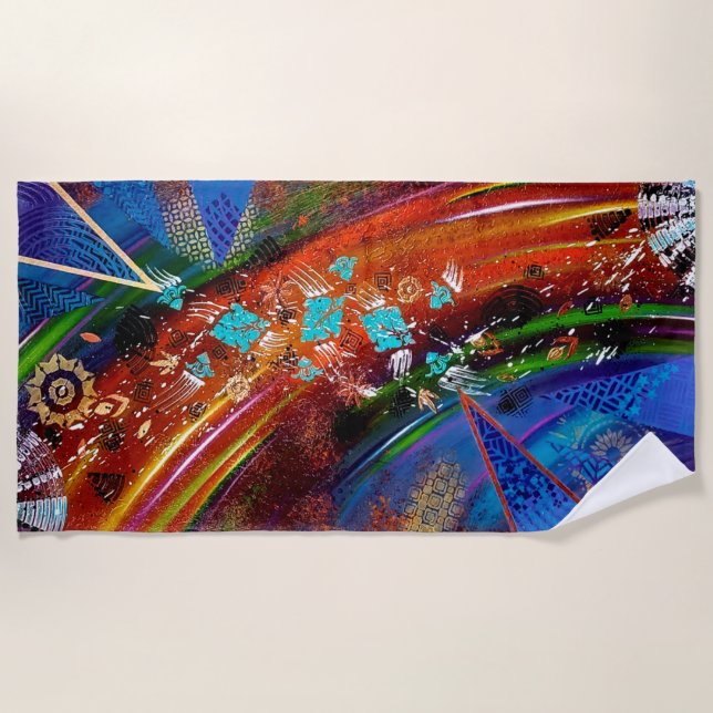 Toalha De Praia SILLAGE de Christèle Chabrette (Frente)