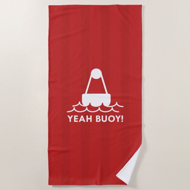 Toalha De Praia Sim, Buoy! (Frente)