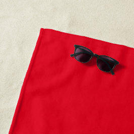 Toalha de Praia Simple Red Authority®