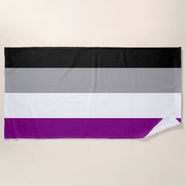 Toalha De Praia Sinalizador do Orgulho Asexual (Ace) (Asexualidade