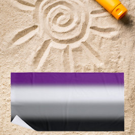 Toalha De Praia Sinalizador Gradual do Orgulho Asexual - Sinalizad