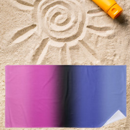 Toalha De Praia Sinalizador Gradual do Orgulho Omnissexual - Sinal