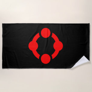 Toalha De Praia Sinalizador Niche Pride (Preto)