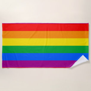 Toalha De Praia Sinalizador Orgulho gay tradicional