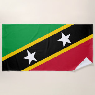 Toalha De Praia Sinalizador santo Kitts e Nevis