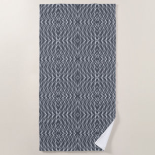 Toalha De Praia Sine Wave Pulse Signal Modern Abstrato Art Design