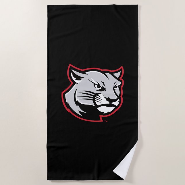 Toalha De Praia SIUE Cougars (Frente)