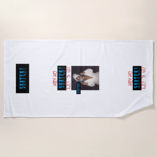 Toalha De Praia Skater! Company Shape Sexy Black Girl Smoke