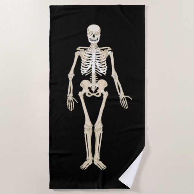 Toalha De Praia Skeleton Beach Towel (Frente)
