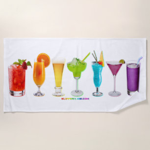 Toalha De Praia SlipperyJoe's aplaude coquetéis alcoólicos LGBTQIA