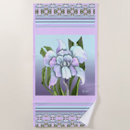 Toalha De Praia Smeraldo Flower Beach Towel