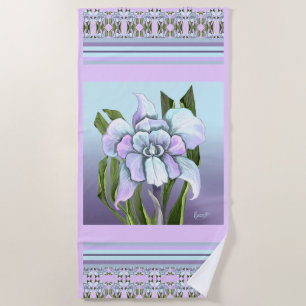 Toalha De Praia Smeraldo Flower Beach Towel