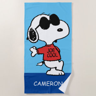 Toalha De Praia Snoopy "Joe Legal" em pé
