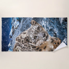 TOALHA DE PRAIA SNOW LEOPARD CLOUD WALKER