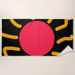 Toalha De Praia Sol bonito