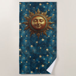 Toalha De Praia Sol Celestial