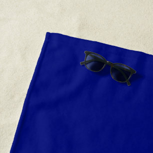 Toalha De Praia Solid deep blue
