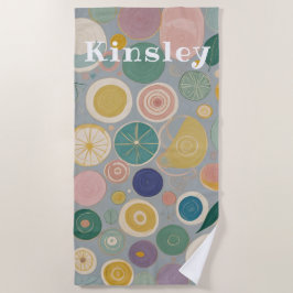 Toalha De Praia Sonho Caleidoscópio Personalizado