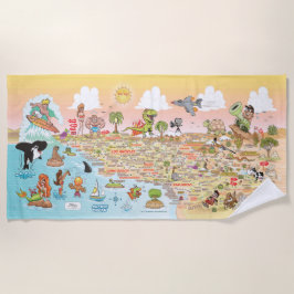 Toalha De Praia Soquete de praia Sunset SoCal