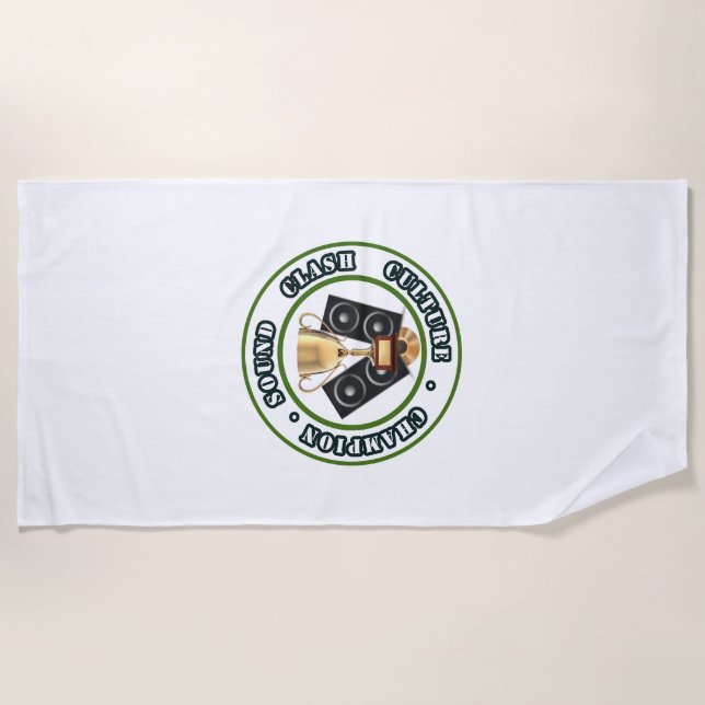 Toalha De Praia SOUND CLASH - Beach Towel (Frente)