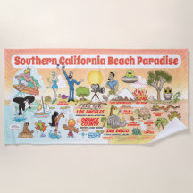 South California Beach Paradise Blanket