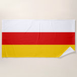 Toalha De Praia South Ossetia Flag<br><div class="desc">Patriotic flag of South Ossetia.</div>