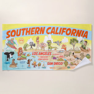 Toalha De Praia Southern California Paradise Beach Towel