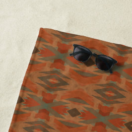 Toalha De Praia Southwest American Indian Inspired Art Pattern