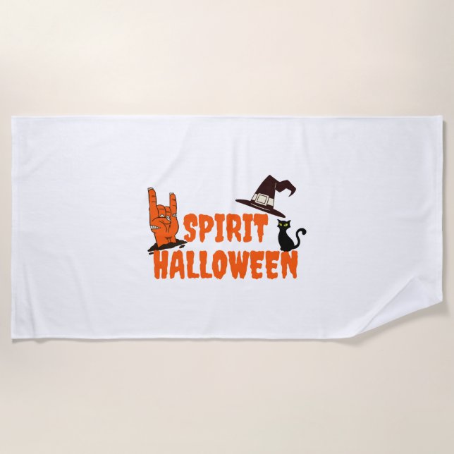 Toalha De Praia Spirit Halloween (Frente)