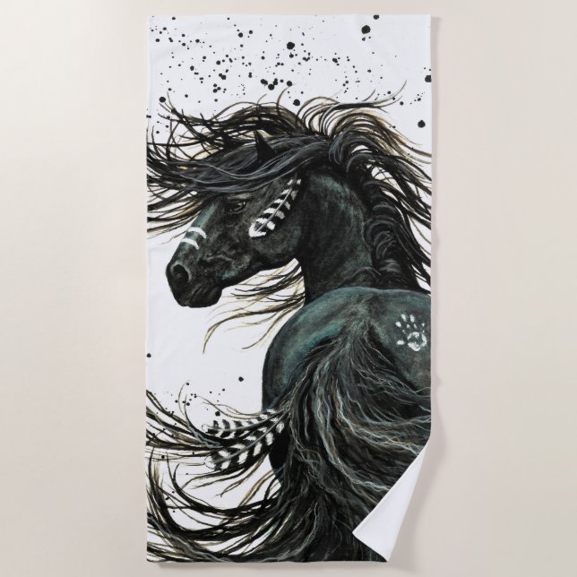 Toalha De Praia Spirit Horse Summer Towel de Bihrle (Frente)