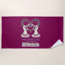 Toalha De Praia spiritual valentine's day