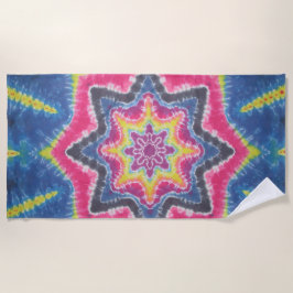 Toalha De Praia Star Tie Dye