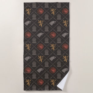 Toalha De Praia Stark, Lannister, Targaryen, Padrão de Trono de F