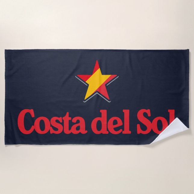 Toalha De Praia Stars of Spain – Costa del Sol (Frente)