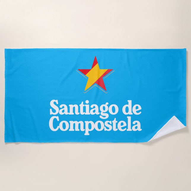 Toalha De Praia Stars of Spain – Santiago de Compostela (Frente)