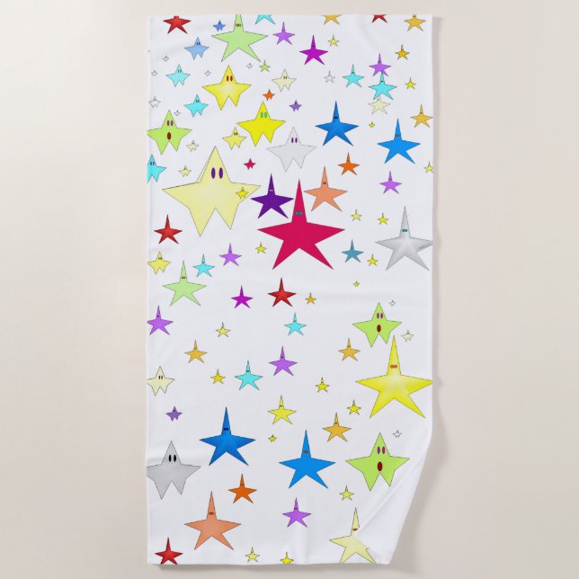 Toalha De Praia Starzy Beach Towel (Frente)