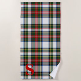 Toalha De Praia Stewart Dress Tartan Xadrez Beach Towel