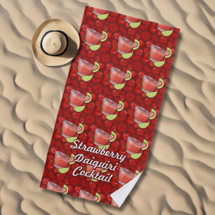 Toalha De Praia Strawberry Daiquiri