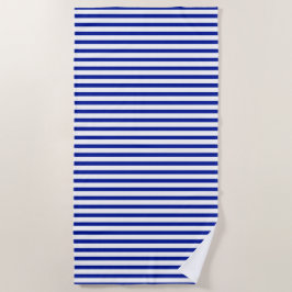 Toalha De Praia Stripes Blue white modern pattern